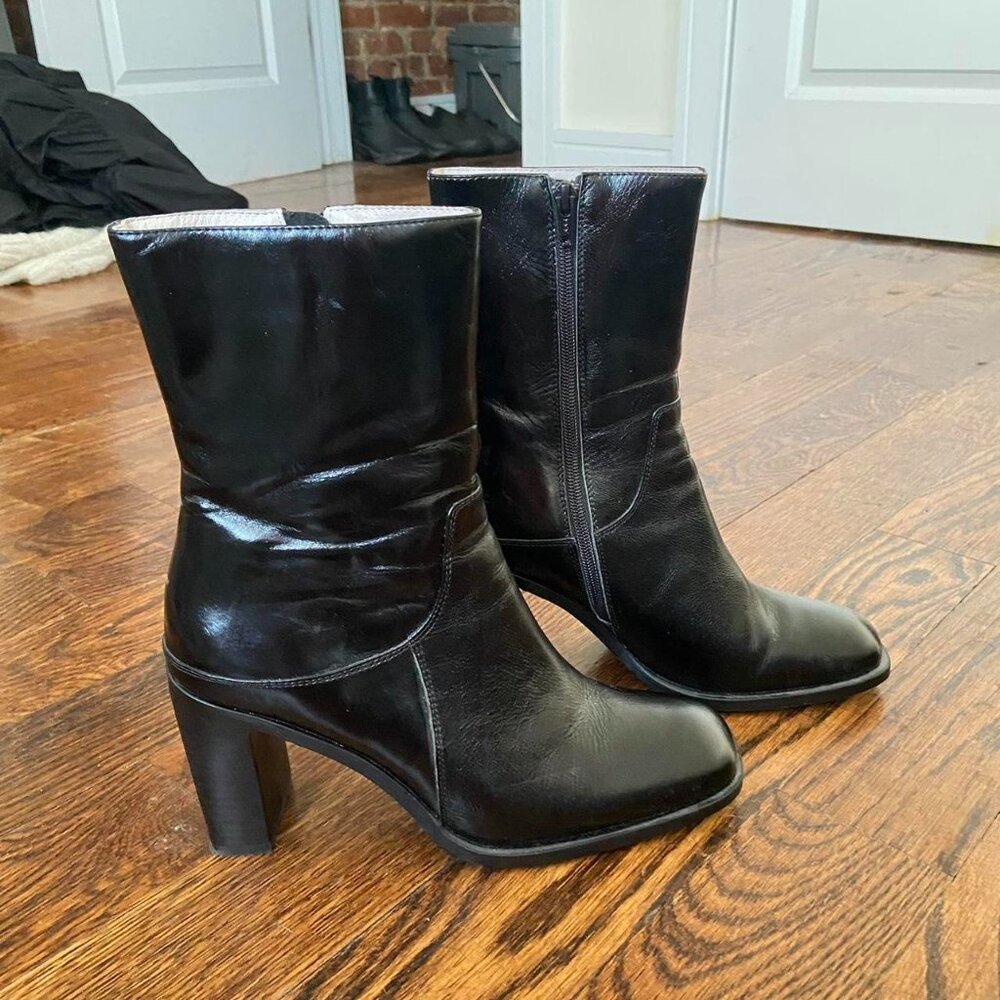 Intentionally Blank Black Boots